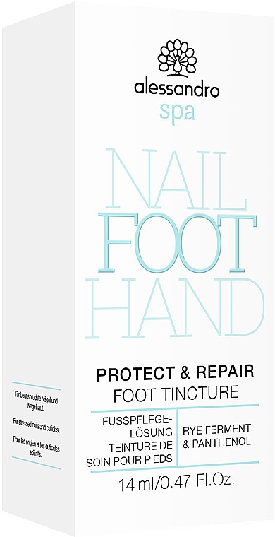 Антибактериальная настойка для ногтей - Alessandro International Spa Protect & Repair Foot Tincture — фото N2