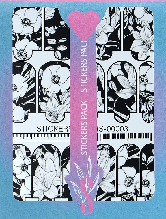 Дизайнерські наклейки для нігтів "Wraps S-00003" - StickersSpace  — фото N1