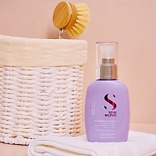Крем для разглаживания волос - Alfaparf Semi di Lino Smooth Smoothing Cream — фото N4