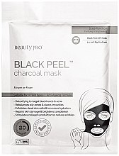 Парфумерія, косметика Маска-плівка з активованим вугіллям - BeautyPro Black Peel Off Mask With Activated Charcoal