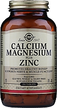 Дієтична добавка "Кальцій, магній + цинк" - Solgar Calcium Magnesium Plus Zinc — фото N4