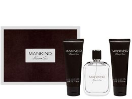 Духи, Парфюмерия, косметика Kenneth Cole Mankind - Набор (edt/100ml + ash/balm/100ml + sh/gel/100ml)