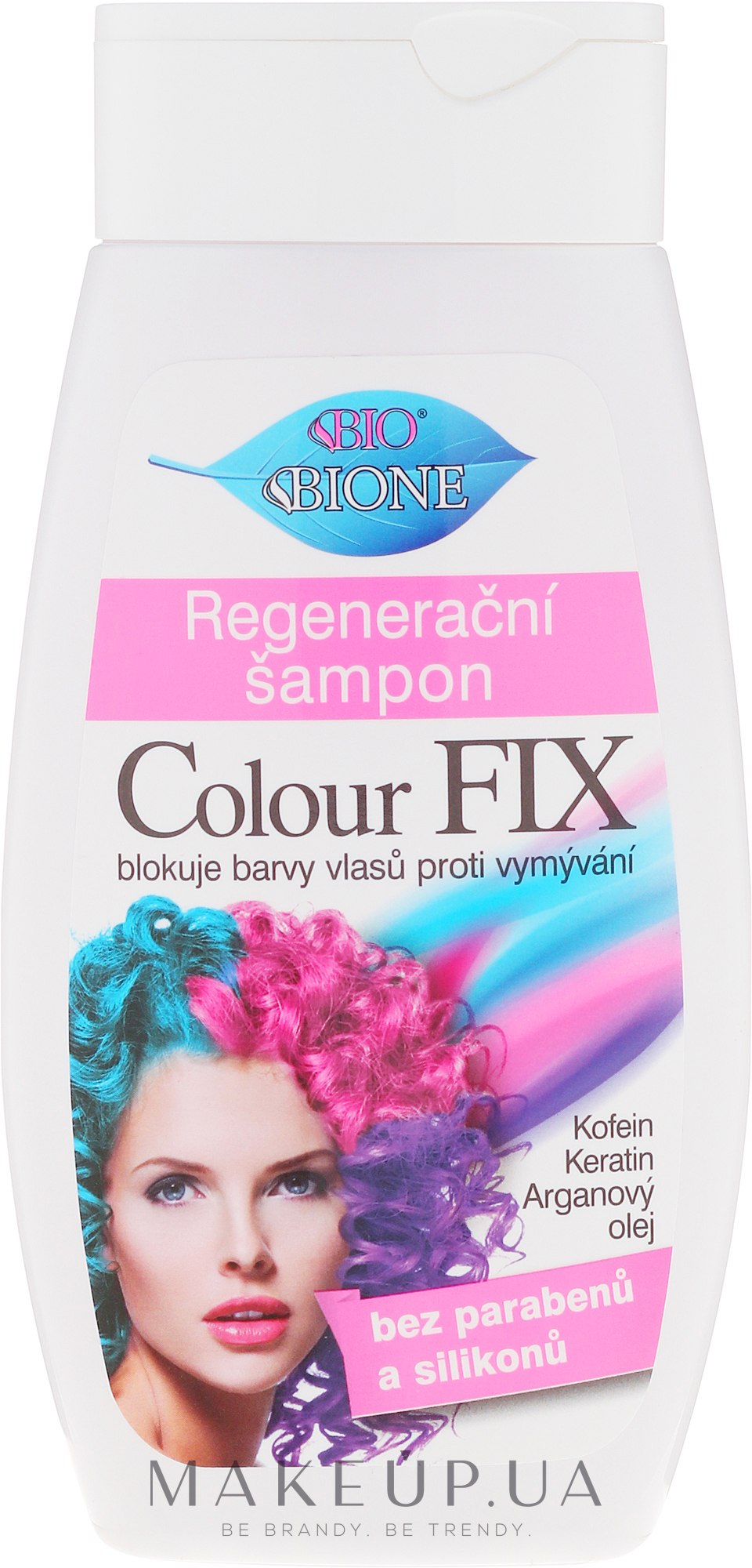 Відновлювальний шампунь для волосся - Bione Cosmetics Colour Fix Regenerative Shampoo — фото 260ml