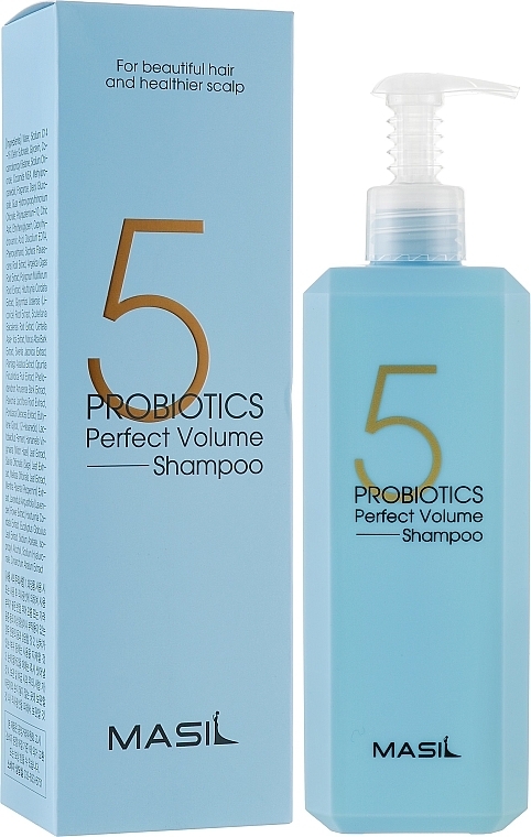 Шампунь с пробиотиками для идеального объема волос - Masil 5 Probiotics Perfect Volume Shampoo — фото N2