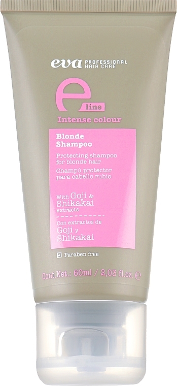 Шампунь для світлого волосся - Eva Professional Blonde Shampoo e-line (міні) — фото N1