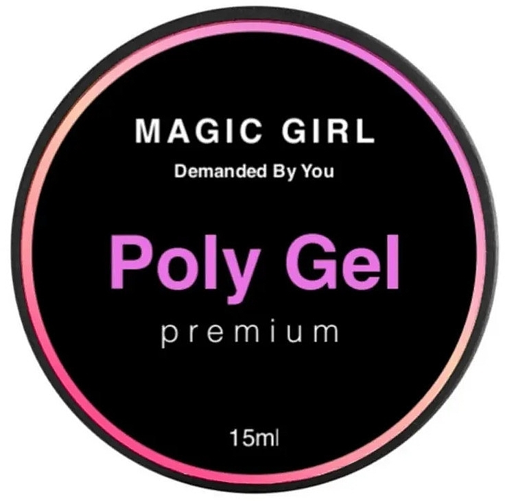 Жидкий полигель с глиттером - Magic Girl Demanded By You Poly Gel Premium — фото N1