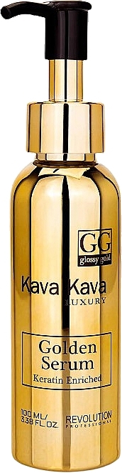 Сыворотка для сухих, вьющихся, непослушных волос - Kava Kava Golden Serum — фото N1