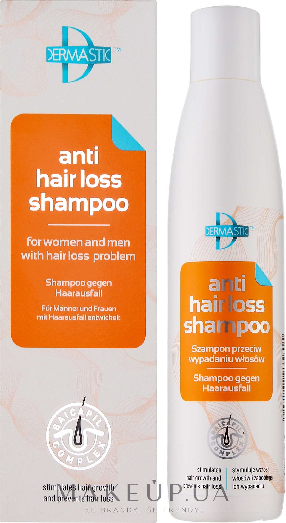 Шампунь проти випадіння волосся - Dermastic Anti Hair Loss Shampoo — фото 200ml