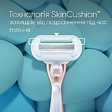 Женская бритва с 1 сменным лезвием - Gillette Venus Deluxe Smooth Sensitive — фото N4