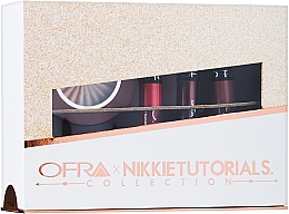 Духи, Парфюмерия, косметика Набор - Ofra x Nikkie Tutorials Collection (lipstick/3x6g + highlighter/10g)