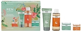 Духи, Парфюмерия, косметика Набор - Ren Celebrate Your Skin Set (ton/100ml + cl/gel/50ml + eye/cr/5ml + cr/15ml)