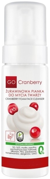 Пінка для вмивання з журавлиною - GoCranberry — фото N1