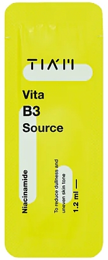 Осветляющая сыворотка с ниацинамидом - Tiam Vita B3 Sourse Serum (пробник) — фото N1