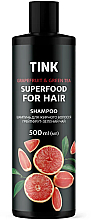 Шампунь для жирного волосся "Грейпфрут і зелений чай" - Tink SuperFood For Hair Grapefruit & Green Tea Shampoo — фото N4