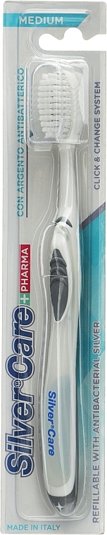 Зубна щітка "Silver Care Pharma", середня - Silver Care — фото N1