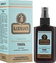 Витаминизированный тоник для волос склонных к выпадению - Pharma Group Laboratories Karmasin Toner Hair  — фото N3