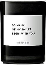 Ароматическая свеча - Candly & Co No.6 So Many Of My Smiles Begin With You Scented Candle — фото N2