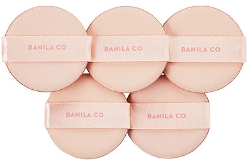 Набор спонжей для макияжа, 5 шт - Banila Co Covericious Cushion Puff Set — фото N2