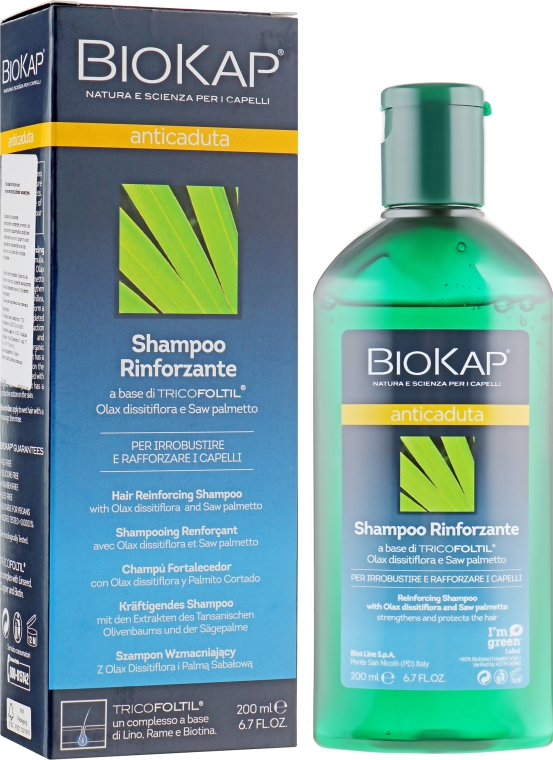 Шампунь від випадання волосся - BiosLine BioKap Hair Loss Shampoo: купити  за найкращою ціною в Україні 