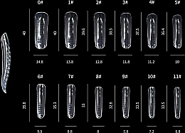 Формы многоразовые для наращивания ногтей, Di1543 - Divia — фото N3