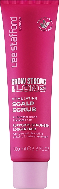 Стимулювальний скраб для шкіри голови - Lee Stafford Grow Strong & Long Stimulating Scalp Scrub — фото N1