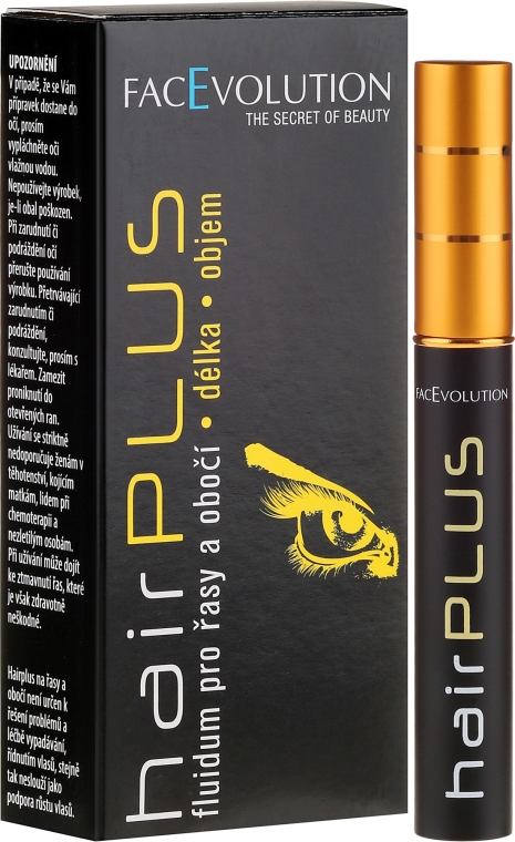 Сироватка для вій і брів - FacEvolution Hair Plus Growth Fluid — фото N1