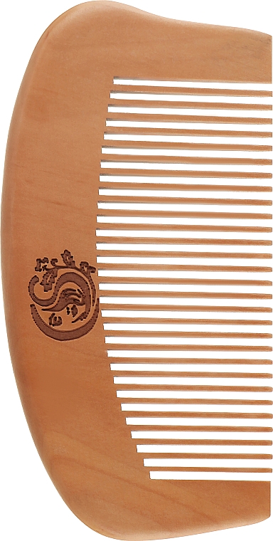 Расческа CS355 для волос, деревянная, овал фигурный - Cosmo Shop — фото N1
