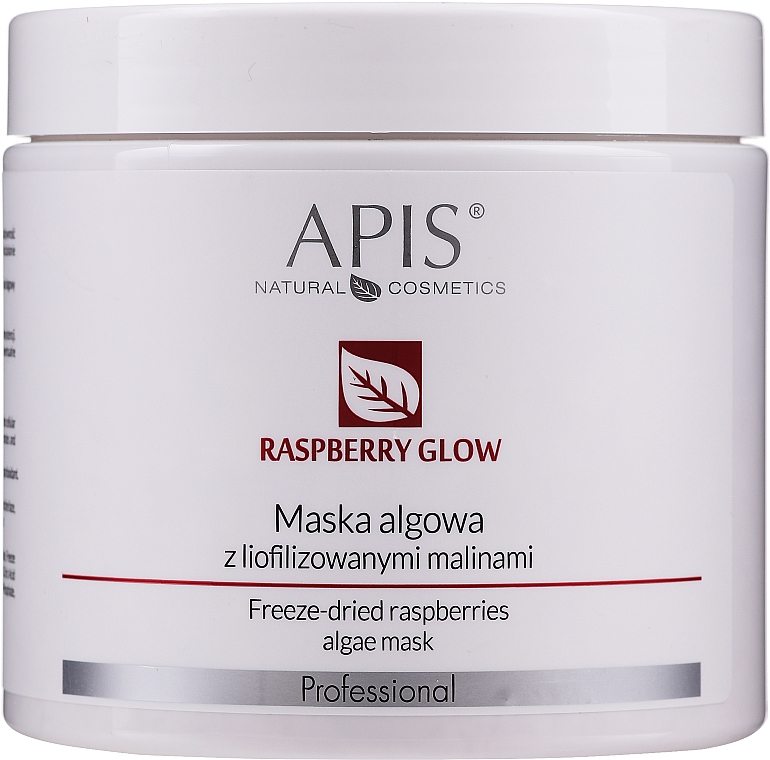 Маска з водоростей для обличчя - APIS Professional Raspberry Glow Algae Mask — фото N3