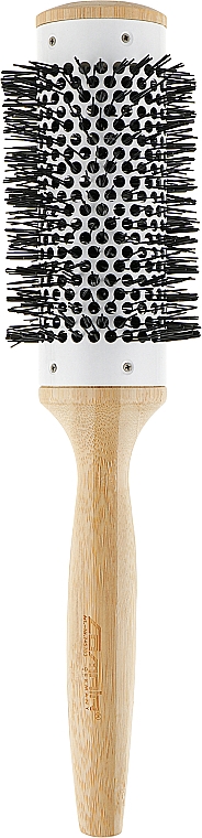 Щітка для волосся кругла "Bamboo-Line", бамбук/кераміка, натуральна щетина 43 мм - Comair — фото N1