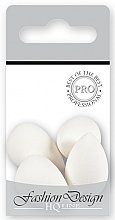 Парфумерія, косметика Мініспонжі для макіяжу, 36781, білі - Top Choice Foundation Sponge Blender