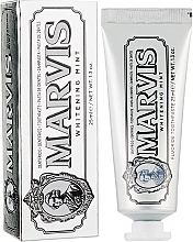 Зубная паста отбеливающая "Мята" - Marvis Whitening Mint Toothpaste — фото N2