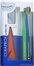 Парфумерія, косметика Набір, варіант 2 - Curaprox Ortho Kit (brush/1pcs + brushes 07,14,18/3pcs + UHS/1pcs + orthod/wax/1pcs + box)