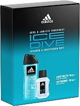 УЦЕНКА Adidas Ice Dive - Набор (edt/50ml + sh/gel/250ml) * — фото N3