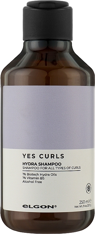 Шампунь увлажняющий для вьющихся волос - Elgon Yes Curls Hydra Shampoo — фото N1