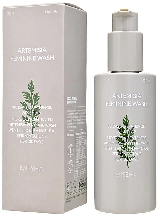 Пінка для інтимної гігієни - Missha Artemisia Calming Feminine Wash — фото N2