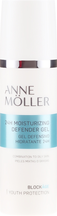 Зволожувальний гель для обличчя - Anne Moller Blockage 24h Moisturizing Defender Gel — фото N2
