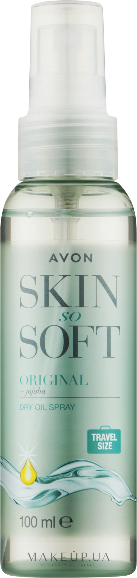 Масло-спрей для тела с маслом жожоба - Avon Skin So Soft Original Dry Oil Spray — фото 100ml