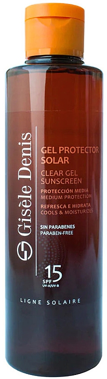 Солнцезащитный гель SPF 15 - Gisele Denis Clear Gel Sunscreen SPF 15 — фото N1