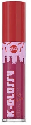 Блиск для губ - Bell Asian Valentine's Day K-Make Up Lip Gloss — фото 02 - Cherry Kiss