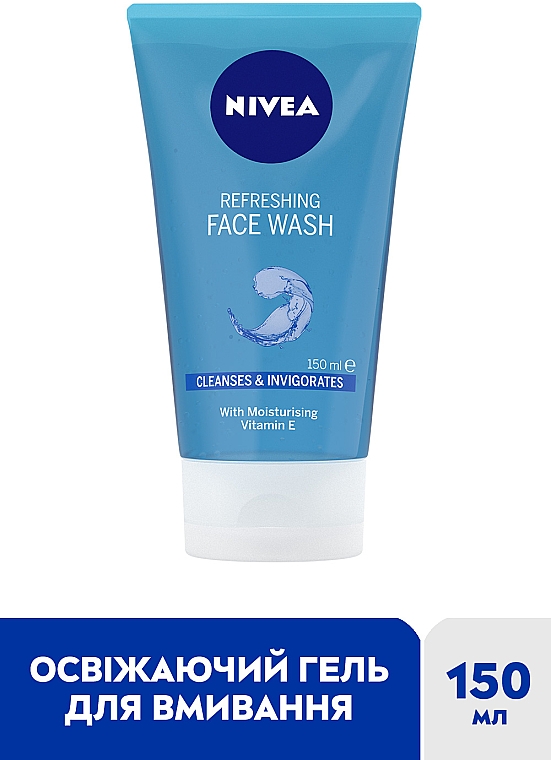 Освежающий гель для умывания для нормальной и комбинированной кожи - NIVEA Refreshing Face Wash — фото N3