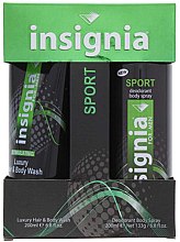 Парфумерія, косметика Набір - Insignia Sport (deo/200ml + sh/gel/200ml)