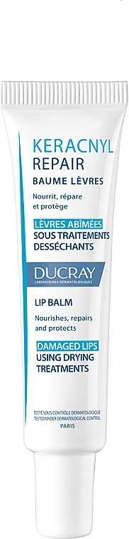Восстанавливающий бальзам для губ - Ducray Keracnyl Repair Lip Balm