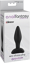 Силиконовая пробка, черная - PipeDream Anal Fantasy Collection Mini Silicone Plug Black — фото N1