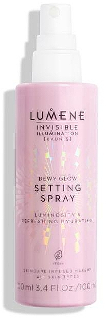 Спрей для фиксации макияжа - Lumene Invisible Illumination Dewy Glow Setting Spray — фото N1