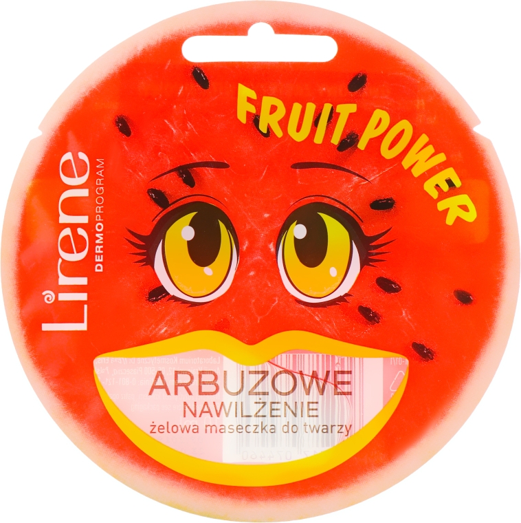 Гелевая маска для лица "Арбуз" - Lirene Fruit Power