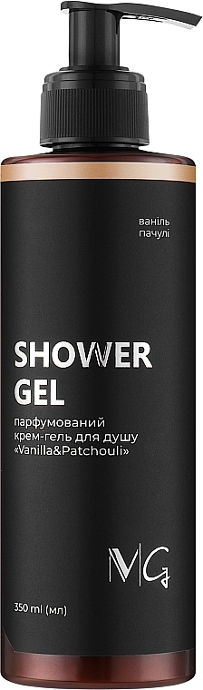 Парфумований крем-гель для душу "Vanilla & Patchouli" - MG Shower Gel — фото N1