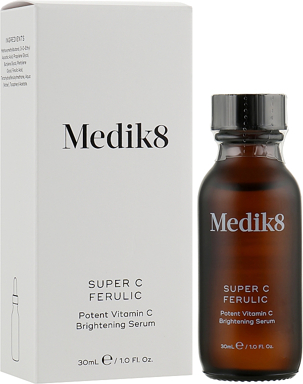 Сыворотка с витамином С и феруловой кислотой - Medik8 Super C Ferulic Potent Vitamin C Brightening Serum — фото N2