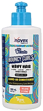 Духи, Парфюмерия, косметика Несмываемый кондиционер для волос - Novex Bouncy Curls Wavy Hair Leave-In Conditioner