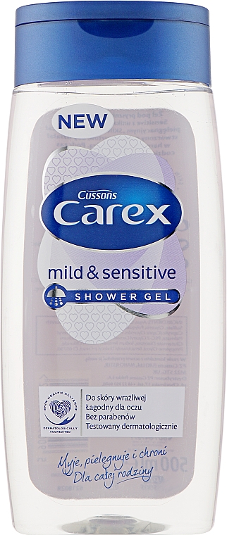 Гель для душу - Carex Mild Sensitive Shower Gel — фото N1