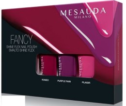 Духи, Парфюмерия, косметика Набор лаков для ногтей - Mesauda Milano Fancy Shine Flex Nail Polish Smalto Shine Flex